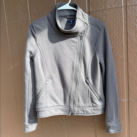 GAP Tops - Gap Motorcycle Jacket Style Sweatshirt